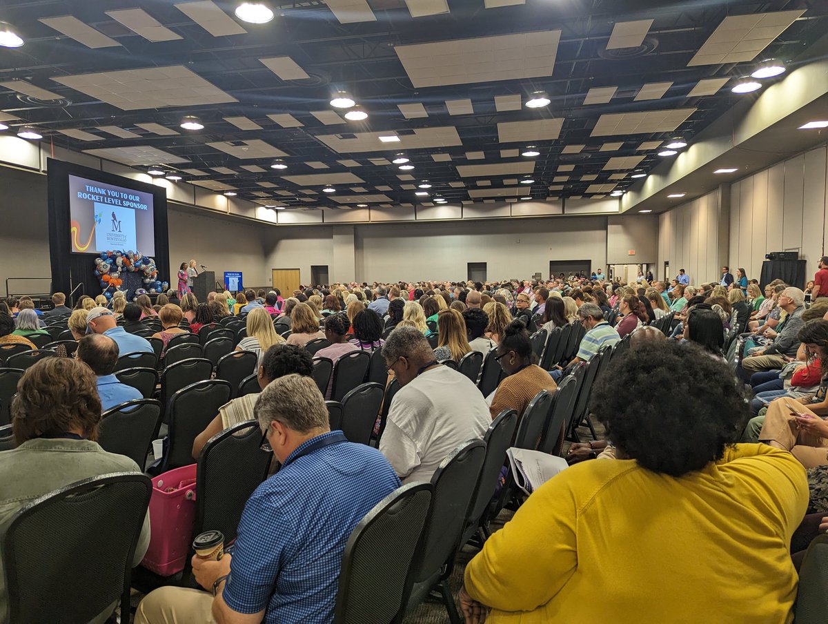 Today find me in Huntsville for the opening session of AETC. 800+ in attendance for 3 days of learning and networking. 40 PowerSchool sessions will be facilitated by the team during the conference. We can't wait to get started in just a bit. #ALPowerSchool