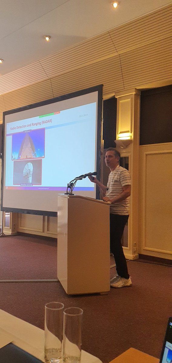 ISCompSensing's tweet image. Mohammad Alaee from @SnT_uni_lu is presenting his work on weather #radar at #ISCS23