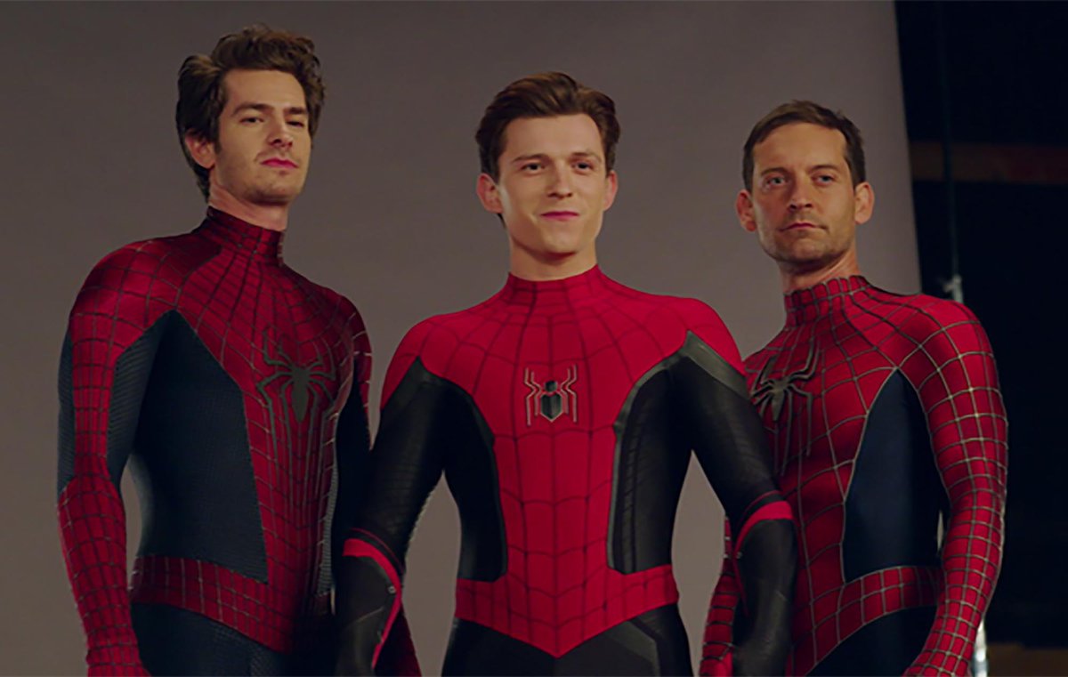 Tom Holland says he, Andrew Garfield and Tobey Maguire have a group chat named ‘The Spider Boys’.

(Source: hollywoodreporter.com/tv/tv-features…)