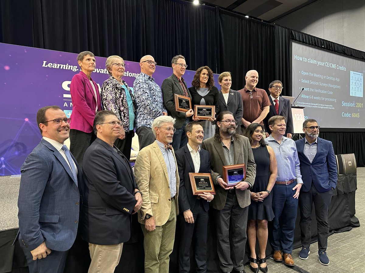 cherylkc's tweet image. Four ⁦@SIIM_Tweets⁩ luminaries inducted into COSF today! ⁦⁦@shadowdoc⁩ ⁦@towbinaj⁩ ⁦@sylviadevlin⁩ @_kodon