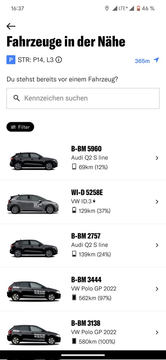 mfrank0711's tweet photo. Verfügbarkeit: aktuell Miles 11, ShareNow 3 https://t.co/Fc77DE0jqE