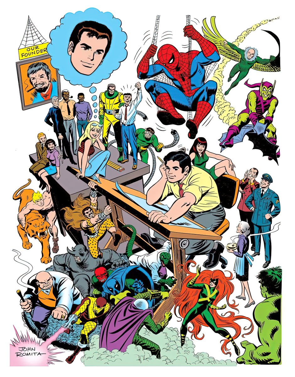 John Romita Sr.
G.O.A.T. Spider-Man Artist
Jan. 24, 1930 – June 12, 2023

#SpiderMan #RIP #JohnRomitaSr