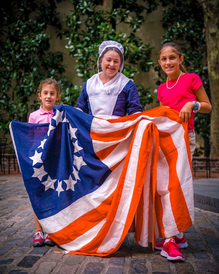 Happy Flag Day from Philadelphia! 🇺🇸

Stitching America's first flag is one small part of the Betsy Ross story. At the @betsyrosshouse, visitors can learn about her life and role in the Revolutionary War from the famed upholsterer herself.

#discoverPHL photo by M. Kennedy