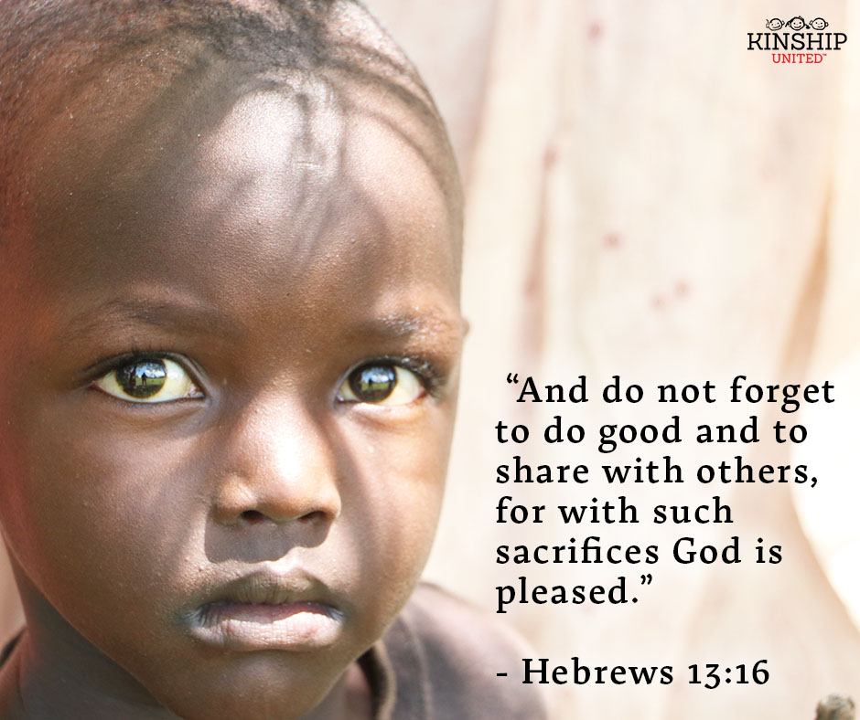 “And do not forget to do good and to share with others, for with such sacrifices God is pleased.” 
-Hebrews 13:16 
#SundayScripture