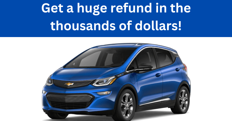 trylemonlarry's tweet photo. If you have a 2017-2021 Chevy Bolt you may be entitled to a cash refund! ⚠️

You won't pay any out of pocket fees. All of the attorneys fees are paid for by the manufacturer!

The best part? It's completely FREE to find out.

https://t.co/MCI8PnStDw