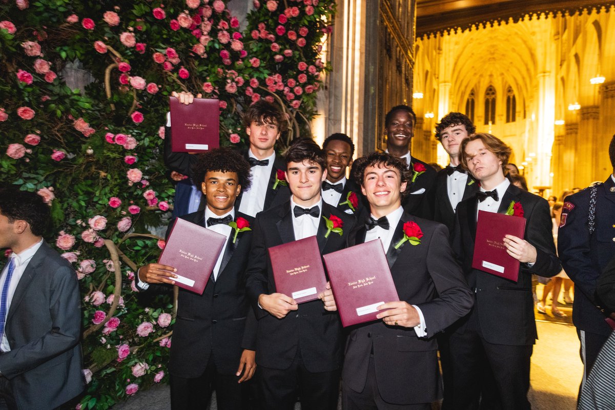 xavierhs's tweet photo. Congratulations, Class of 2023!

Click the link below to view more photos from Xavier’s 181st Commencement.

https://t.co/6OuBp6SqWU

#SonsofXavier #JesuitSchools

@jesuitschools, @JesuitsEast, @ArchNY_Schools, @NAISnetwork, @ParentsLeague, @StPatsNYC, @FordhamNYC https://t.co/bCURRbPToM