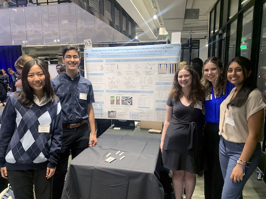 Rice U. students designed a congenital hypothyroidism test for newborns. Team Test TSH developed a low-cost screening tool that can detect high thyroid stimulating hormone levels indicative of dysfunction. bit.ly/3J9qwmO