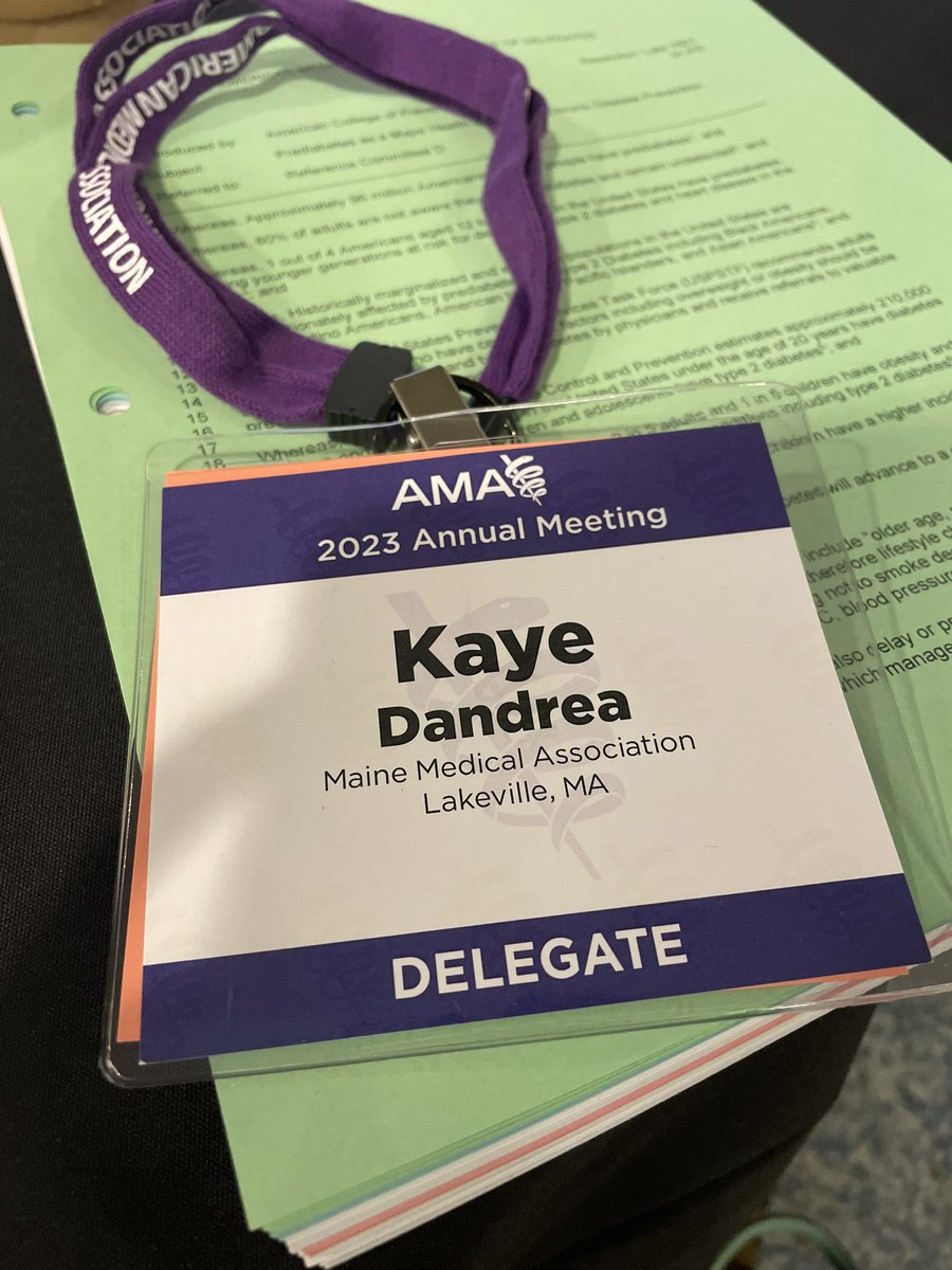 Another successful meeting of the American Medical Association House of Delegates. It was such an honor to represent the Medical Student Section as well as debate and pass many important policies. #MembersMoveMedicine #AMAmtg @MaineDocs @AMAmedstudents @AmerMedicalAssn