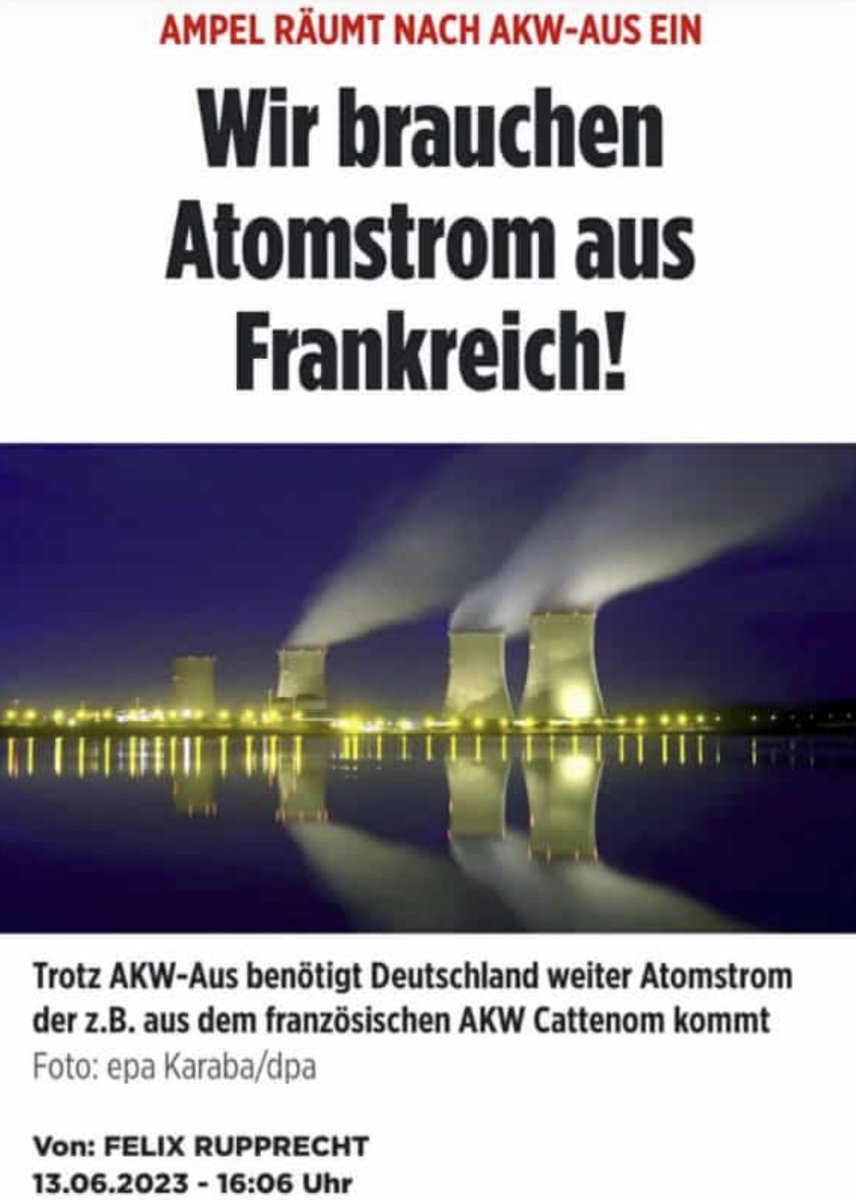 Könnte man Dummheit in Energie umwandeln, hätten wir in Berlin bereits eine Kernschmelze 🤡🥳