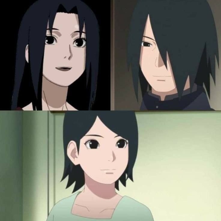 You gotta hear the... {semi active} on Twitter "Sarada resembles her