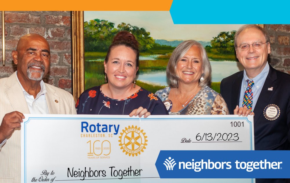 NBRTogetherSC's tweet photo. Have you been to one of our  community events and danced to the music?
You can thank the @ChasRotaryClub  for that!

This spring the Rotary awarded NT with a generous grant that we have been able to put towards a generator that will help us keep the party going for years to come! https://t.co/9Ck0HtlDk1