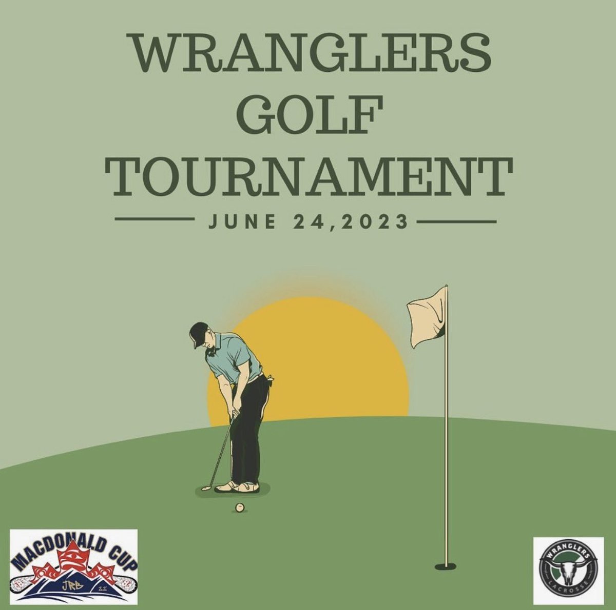 Still@time to break out the golf clubs and come and support the Wranglers on their way to the <a href="/MacDonaldCup/">MacDonaldCup</a>. Team or individual golfers welcome. Please dm or reach out to the Wranglers for more info! <a href="/HornetsLax1/">Hornets Lacrosse</a> <a href="/rmll/">Roser Mas Llado</a> <a href="/calgarylax/">CDLA</a> <a href="/LacrossingBarri/">Lacrossing Barriers</a> <a href="/AlbertaLacrosse/">Alberta Lacrosse</a>