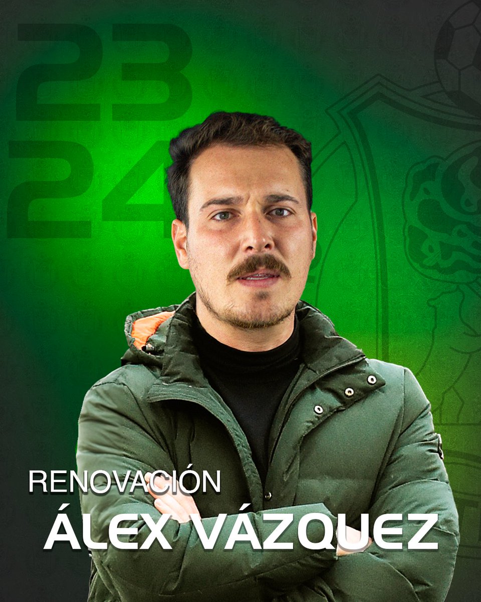 CD_Arenteiro's tweet photo. 🖊️ ÁLEX VÁZQUEZ, permanecerá no C.D. Arenteiro durante a temporada 2023-2024 coma o noso director deportivo https://t.co/xMcndxBfha