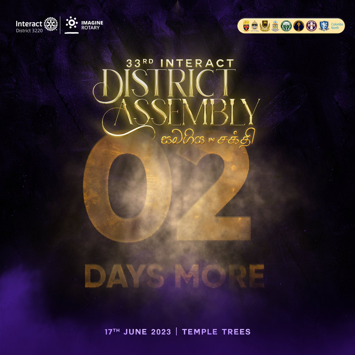 interact__3220's tweet photo. There's nothing quite like the thrill of anticipation, and this comes with two, the beginning and the end.

A reminder that we're all in this together, united by our shared commitment towards a better tomorrow.

#InteractDistrict3220
#interactdistrictassembly
#rotrayinternational https://t.co/Ym6ctJ77JV