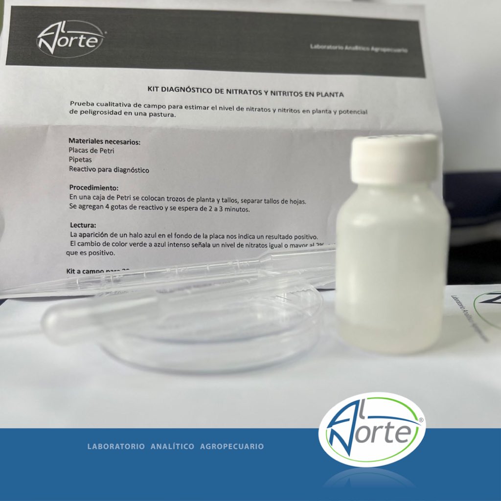 Al_Norte_Lab's tweet photo. 🔬🧪Seguimos despachando
  kits de diagnóstico a campo para Intoxicación por Nitratos / Nitritos.

💲Costo: 90 usd + iva
✔️Rinde: 30 muestras

Consultas 📲091 034500

🇺🇾Se envía a todo el país
Al Norte Laboratorio análisis rápidos y confiables! https://t.co/ZlsJLCIjqs