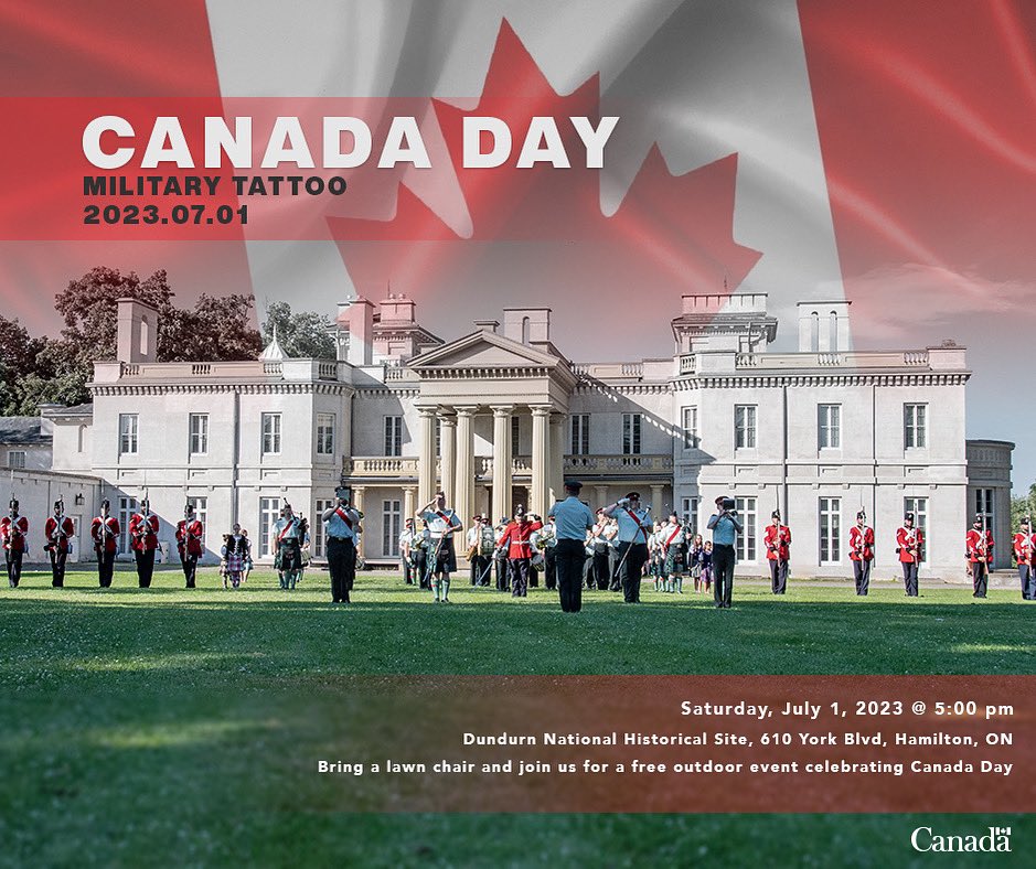 RHLImus's tweet photo. You won't want to miss the Pomp and Pageantry on the lawn of Dundurn Castle National Historic Site

Saturday, July 1st - 5:00pm.  Bring a lawn chair. https://t.co/2ihiPLquHP