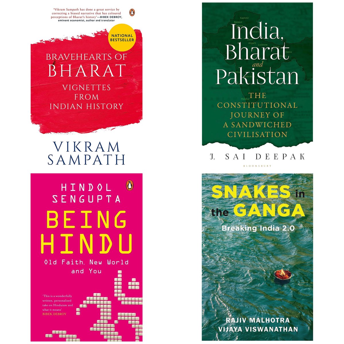 These 4 books teach more to students about Indian history and future of India than NCERT CBSE ICSE College textbooks. 

Keep these available to every student in India. 

#Wokism #India #CRT