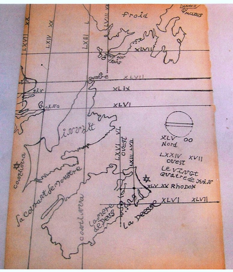 How many of you recognize this map?  Did you know there are notes it go with it?