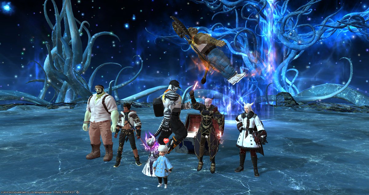 Chitty_FFXIV's tweet photo. @VochLaw P9S clear! @Radiorackun @hunkyhealer @Rujisan @maampavoidlala @SolomusGloandi @Pipar_FFXIV @ApolloNoxFF14 Went to P10S with this bunch and made it to Wings 2! https://t.co/UmeLWoOcbJ