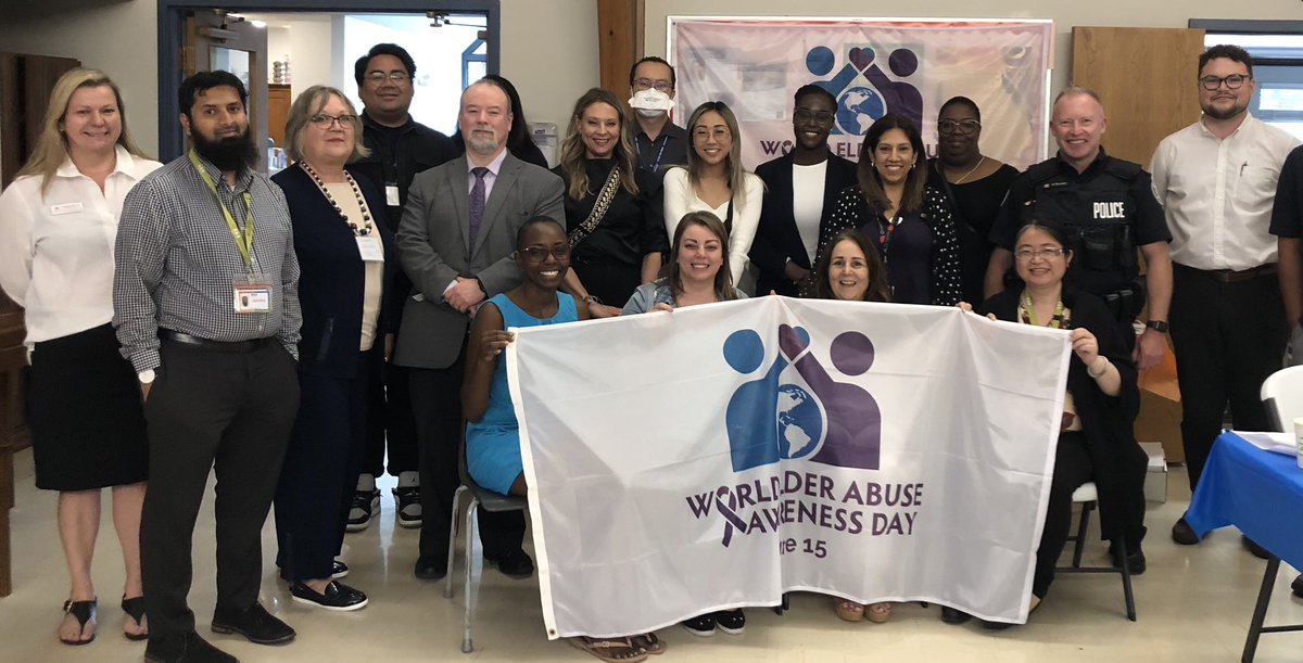 Tomorrow is World Elder Abuse Awareness Day! 
To kick it off early.. North York / Scarborough Elder Abuse Networks held their WEAAD Event.
Thanks to Jane & the team for pulling off a great event to help spread awareness about Elder Abuse. 
#WEAAD2023