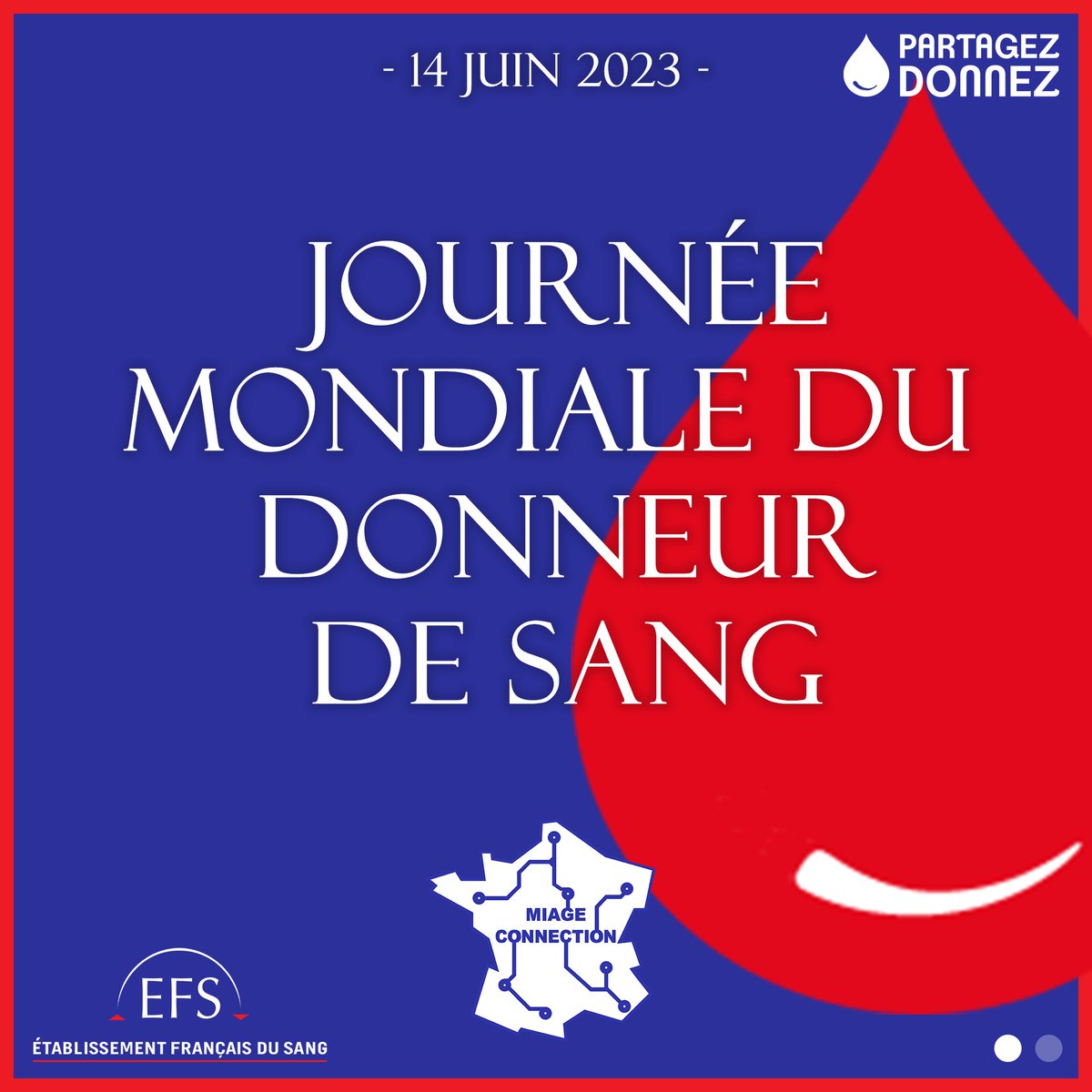 MIAGEConnection's tweet image. 🩸 JOURNÉE MONDIALE DU DONNEUR DE SANG 🩸

#MIAGE #LaMIAGECestLePartage