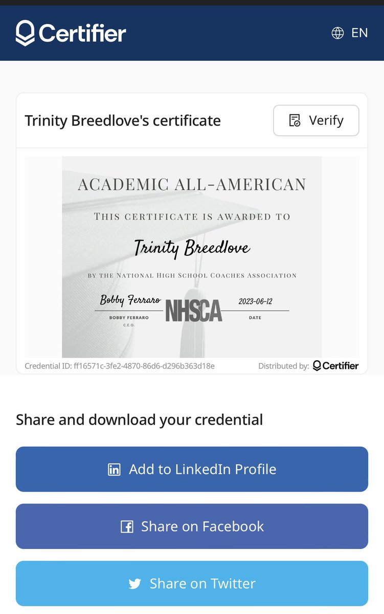 trinity_blove's tweet photo. Very thankful to be accepted onto the Academic All-American Honorable Mention Team!! @WingateWBB @Phgirlsbball21 @Outlaws2023GBB https://t.co/hgBV43vEt7