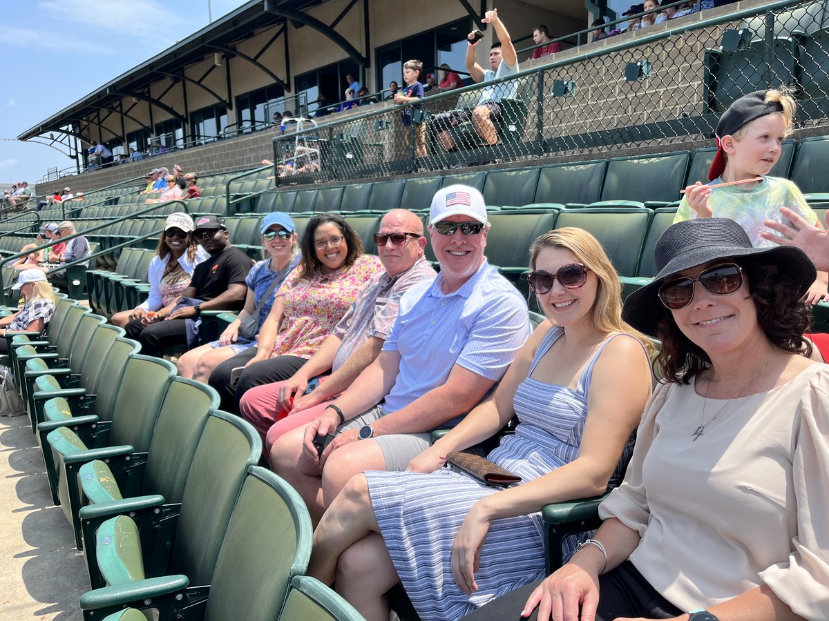 Health_Alliance's tweet photo. The CEOc team had such a great time at today's baseball game! One of the many wonderful things about our office is this field is within walking distance. Downtown Louisville is the best place to work. Can't wait for the next game!
#takemeouttotheballgame #CEOc https://t.co/614nazeanh