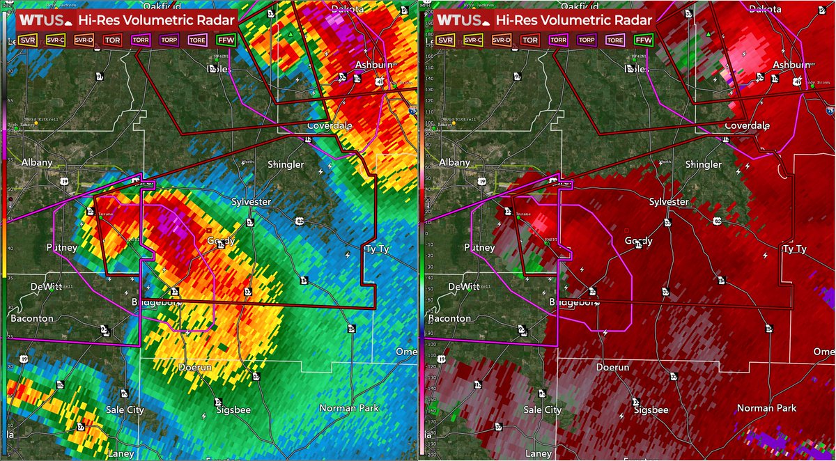 Tornado Warning for Gordy, Sylvester & Shingler, GA until 4:15pm EDT.

Take cover now!

#gawx #tornado #tornadowarning