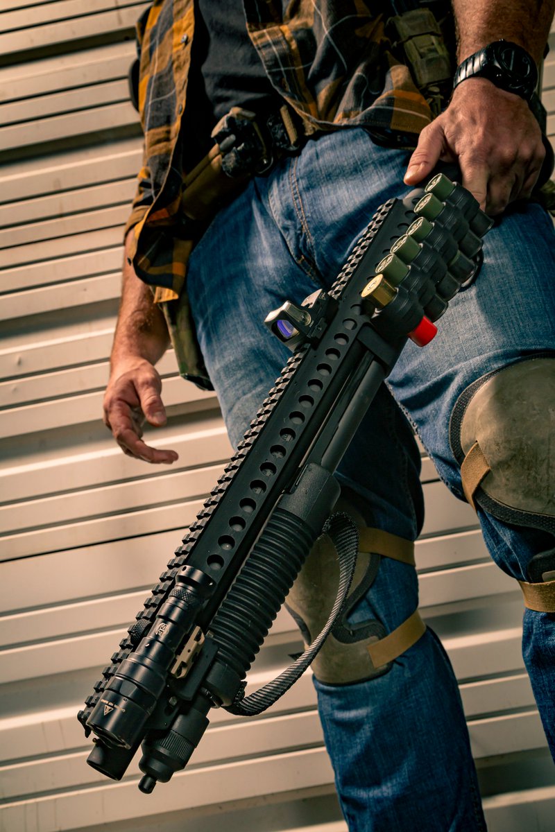 Now Shipping- SureShell Carrier and Fallon Rail for Mossberg 590 Shockwave and Remington 870 Tac-14 shotguns. #MesaTactical mesatactical.com/fallon-rail-sy…