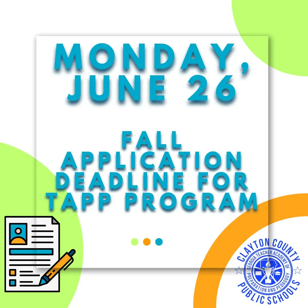 Updated: New TAPP deadline