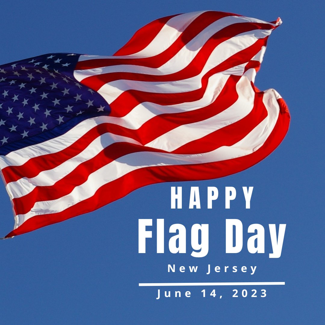 Happy #FlagDay New Jersey! 🇺🇸 Today we celebrate the stars and stripes, a symbol of liberty, justice, and freedom.