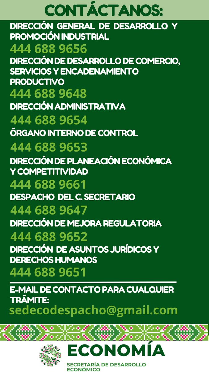 SEDECO SLP tweet media