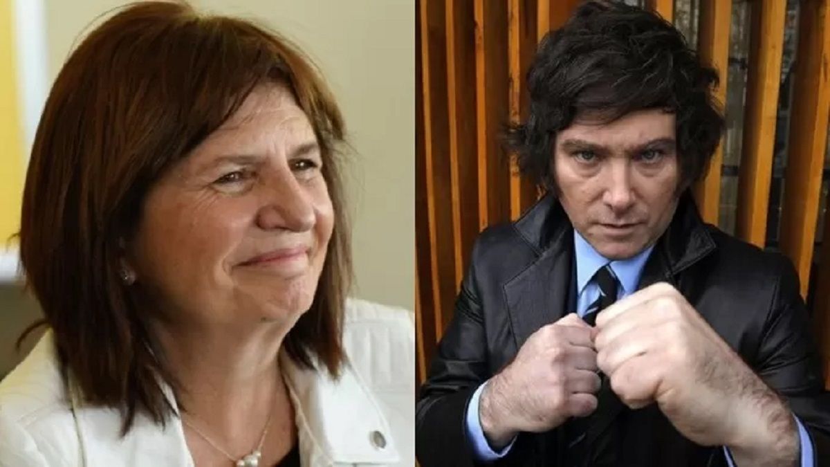 Comuna13caba's tweet photo. La precandidata presidencial de Juntos por el Cambio, Patricia Bullrich, aseguró que forjará una alianza legislativa con  Javier Milei, referente de La Libertad Avanza, en caso de ganar en las  elecciones  Primarias, Abiertas, Simultáneas y Obligatorias

https://t.co/h3b6bQXcyK https://t.co/ngNF5HDAmG