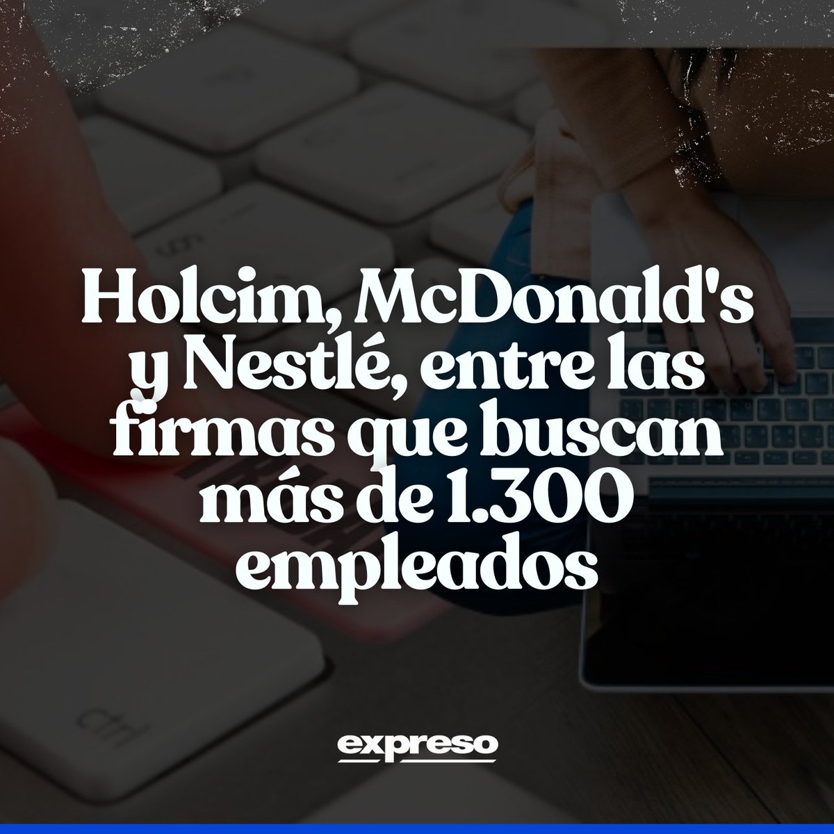 Expresoec's tweet photo. La Feria Laboral Virtual 360 exhibirá más de 1.300 vacantes laborales de 25 empresas del país, entre este jueves 15 y viernes 16 de junio. Holcim, McDonald's, Nestlé, entre otras, están dentro del grupo de empresas que buscan aspirantes.

Más: https://t.co/qzmdOmf2Lj https://t.co/uISM0qi6yE