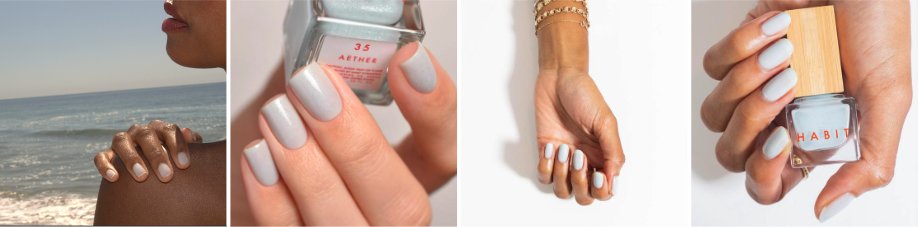 Did you know that we’re members of <a href="/1percentftp/">1% for the Planet</a>? That means we’re committed to giving 1% of our annual sales to organizations benefitting the #environment.

💅 35 Aether 
Shop now at habitcosmetics.com 

Models 💃: @melahn_cristalle <a href="/juli_addicted/">juliana cardenas</a> @christinagranthands