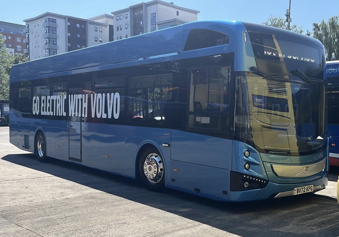 With big thanks to <a href="/VolvoBusUK/">Volvo Bus UK & Ireland</a> for the loan, we’ll be putting an electric single deck demonstrator bus through its paces <a href="/Morebusco/">morebus</a> over the next couple of weeks. Tomorrow, it should be on the very busy m2. Let’s look forward to seeing how it gets on!