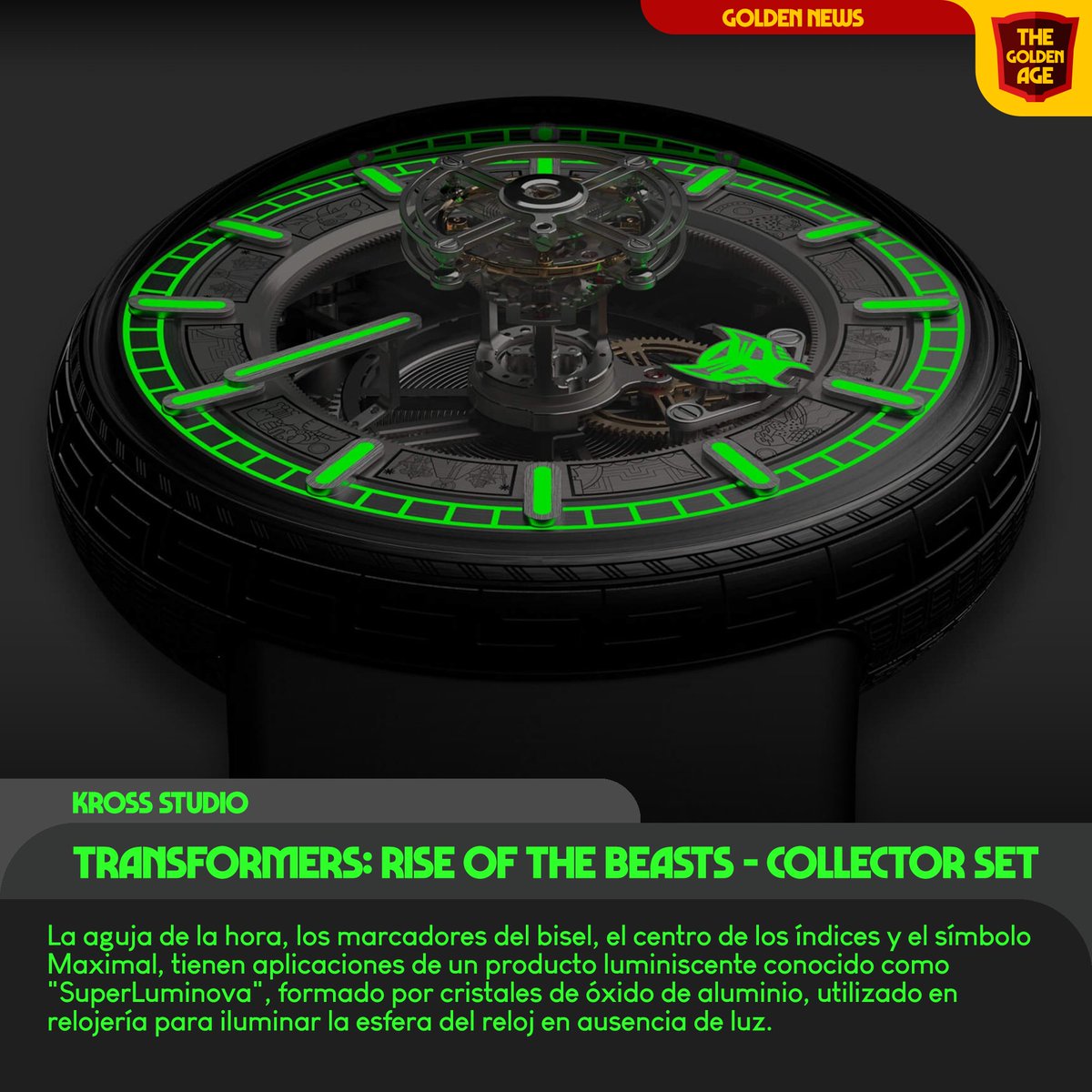 TFthegoldenage's tweet photo. Un hermoso objeto de colección, extremadamente limitado, con un precio... no apto para nadie (salvo jeques árabes).
(1/2)
#Goldenposting #Transformers #TransformersRiseofTheBeast #Krossstudio https://t.co/zrglfCZS0e