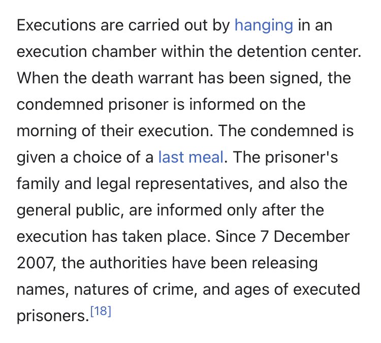 @Morbidful Japan’s death row goes hard.