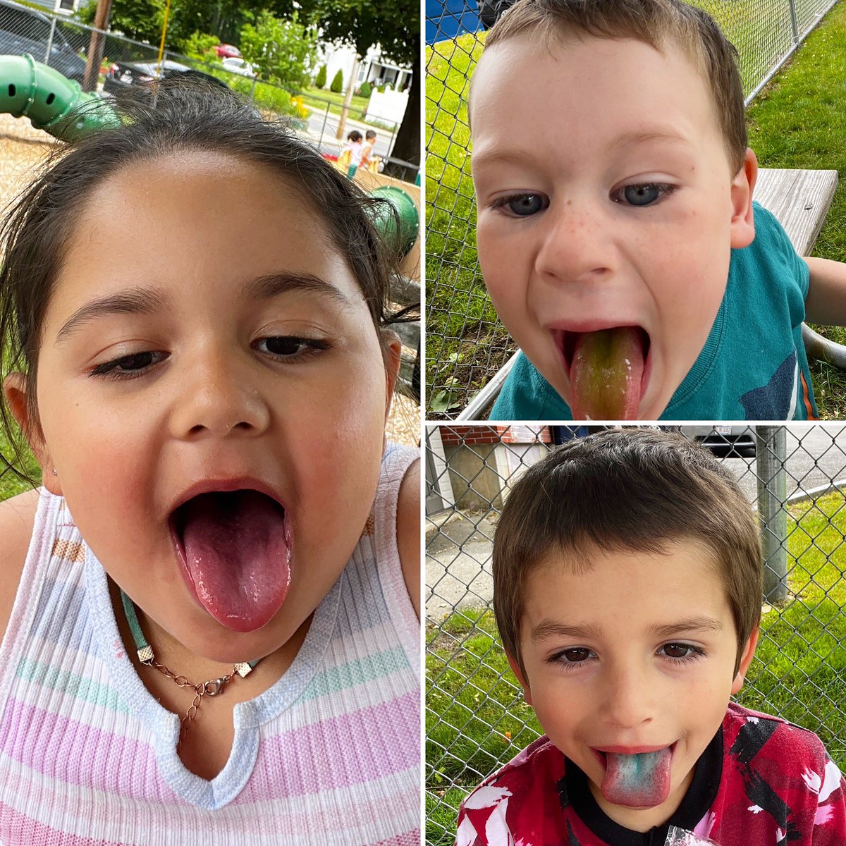 DirectorMECC's tweet photo. Freeze Pop tongues on the last day of school https://t.co/Xm0NKlI1fs