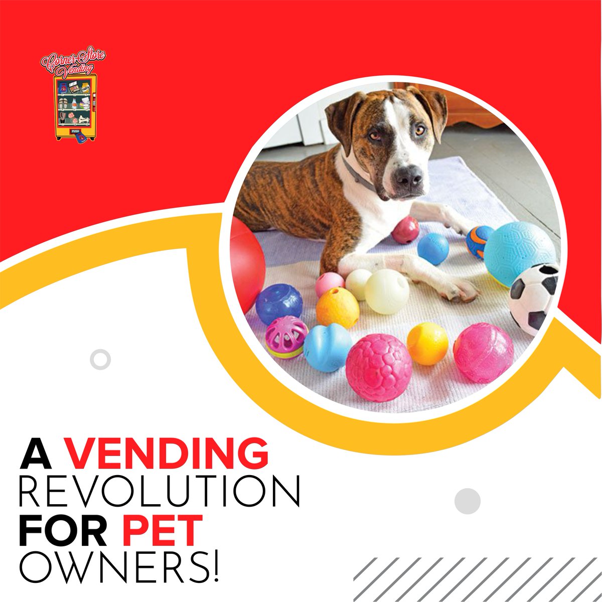 CSV_LLC's tweet image. We're thrilled to revolutionize the way you care for your pets! Corner Store Vending presents our cutting-edge pet supplies vending machines, bringing you a world of pet essentials with just a few taps. 🐾💥

#PetCareRevolution #ConvenienceForPets #VendingMachinesForPets
