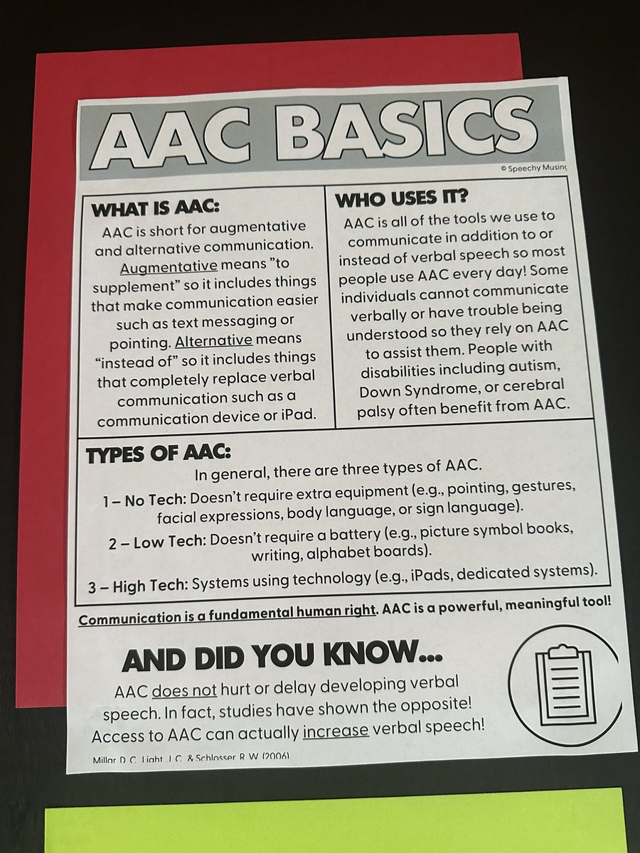 Guiding docs for today, all about AAC!! #LISD #accept all modes of communication! #summerlearning