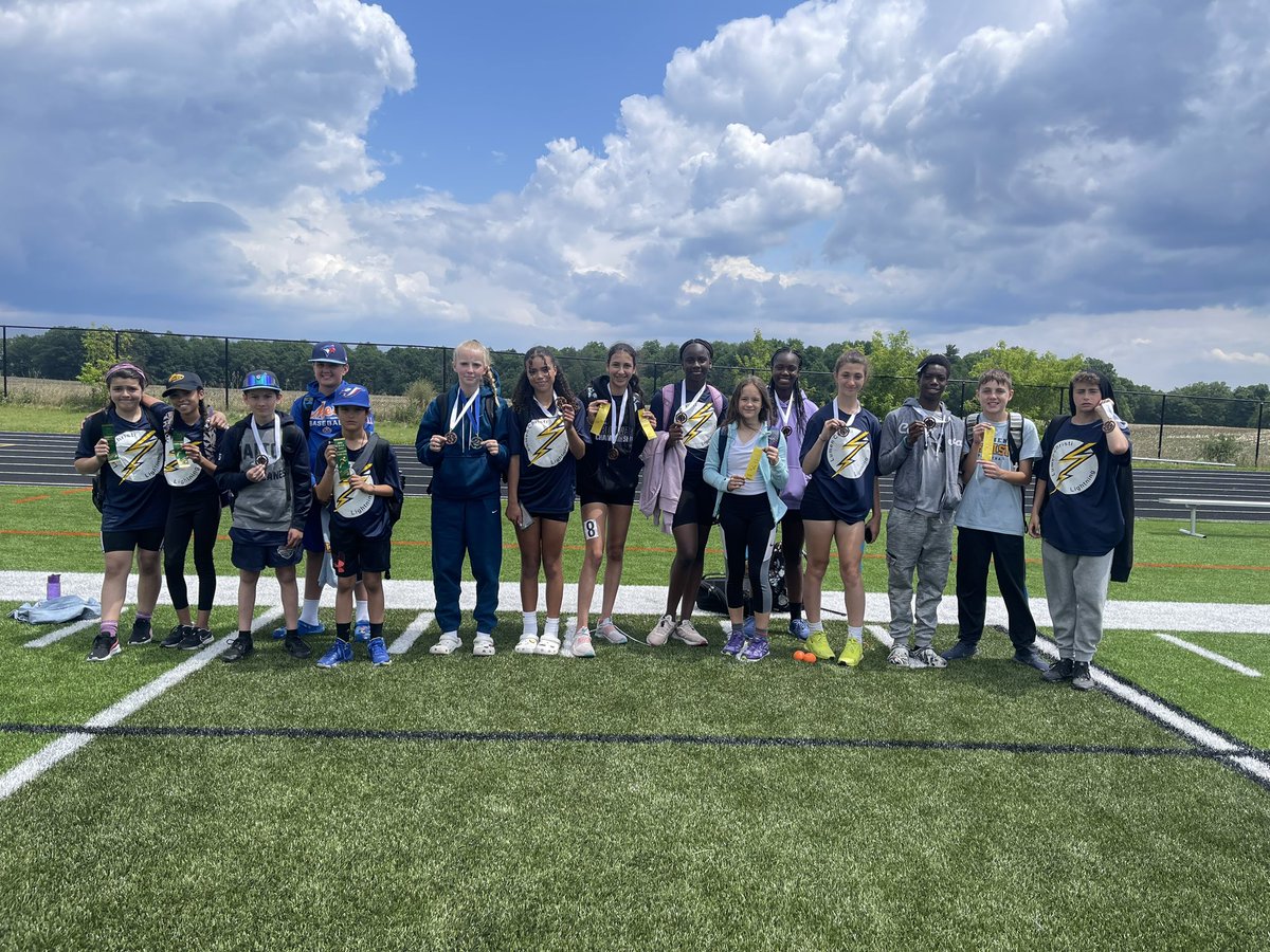 Congratulations to our athletes who competed in the System Championship for track and field today. <a href="/MrsAMartin1/">AMartin</a> <a href="/MmeGraci/">Mme Graci</a> and I are so proud of you!