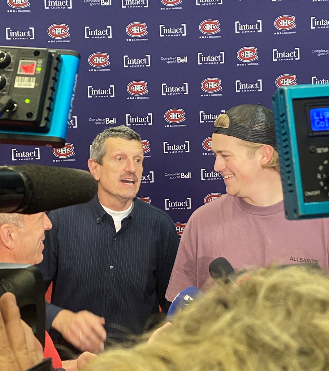 “I’ll come back and replace you.”

Steiner to Montembeault 😂 #Habs #CanadianGP