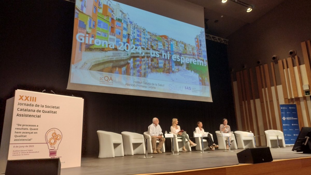 Èxit de la XXIII Jornada de l'SCQA celebrada a Vilanova i la Geltrú amb el <a href="/csapg_/">Consorci Sanitari Alt Penedès-Garraf</a>, que ha aplegat professionals d'arreu de Catalunya i diferents àmbits i línies assistencials.

Moltes gràcies per participar-hi. Ens trobem a Girona!

➕ bit.ly/ExitJornadaSCQ…
