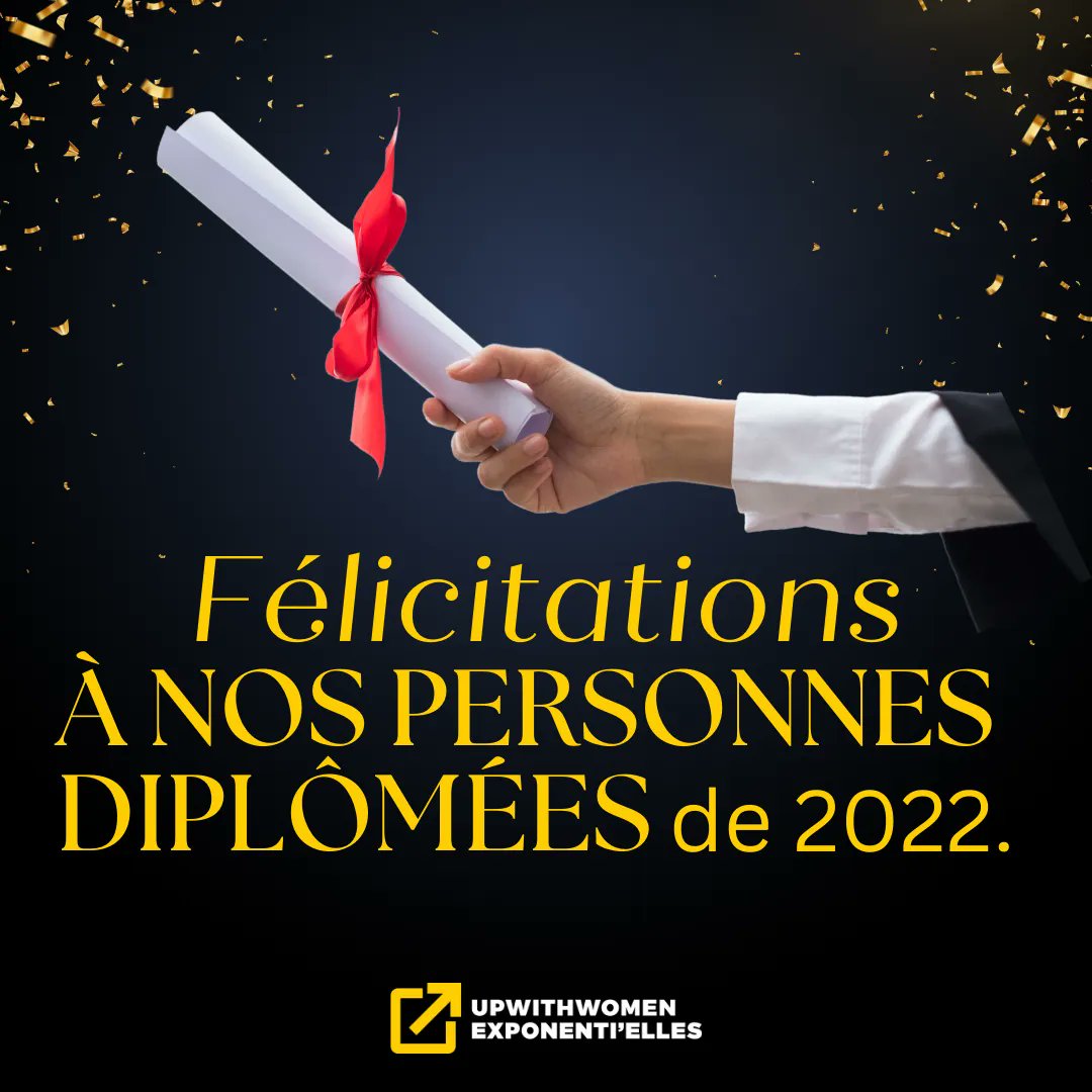 C’est aujourd’hui journée de remise des diplômes pour les personnes ayant participé au programme de 2022, et nous saluons leur réussite. Bravo tout le monde!