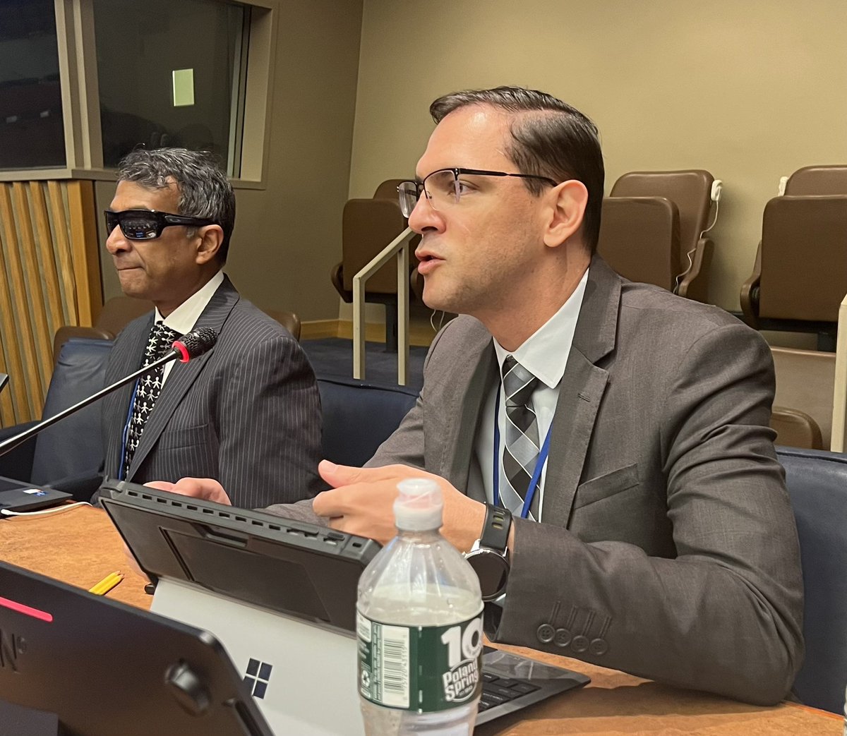 People with disabilities need to be involved from the beginning for the design of digital AT to be useful to them. The user must be at the centre says @rodrigoafmac Ministry of Human Rights #Brazil #COSP16 #CRDP <a href="/UNICEF/">UNICEF</a> side event on #DigitalAT