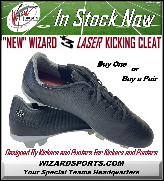 New Wizard +3 Laser Kicking / Punting Cleats - *|wizardsports.com/kicking/footba…|*