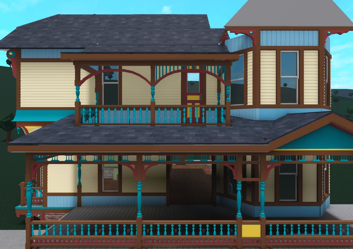 back to working on this house after a long time of abandonment 😭😭 #bloxburg #bloxburgbuilds