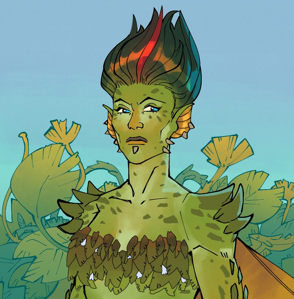 dr_pastaa's tweet photo. Nyrissa 🌿🍃 #Pathfinder #pf_artmaker #pathfinderkingmaker https://t.co/HkayD60Vtd