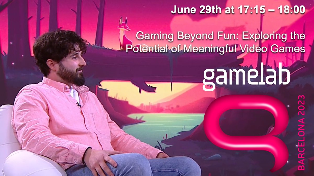 HerobeatStudios's tweet photo. 📢 Join us at #GamelabBarcelona2023 on June 29th at 17:15 for a captivating talk: "Gaming Beyond Fun"

Featuring esteemed speakers:
🎙️ @LuOulton / @gameartsnetwork
🎙️ @Ninfa_dp / @3ofcupsgames
🎙️ @Ludipe / @games_astra
🎙️ @JavierRamello / @HerobeatStudios

#gamedev #indiedev https://t.co/Z5pM3qdAjx